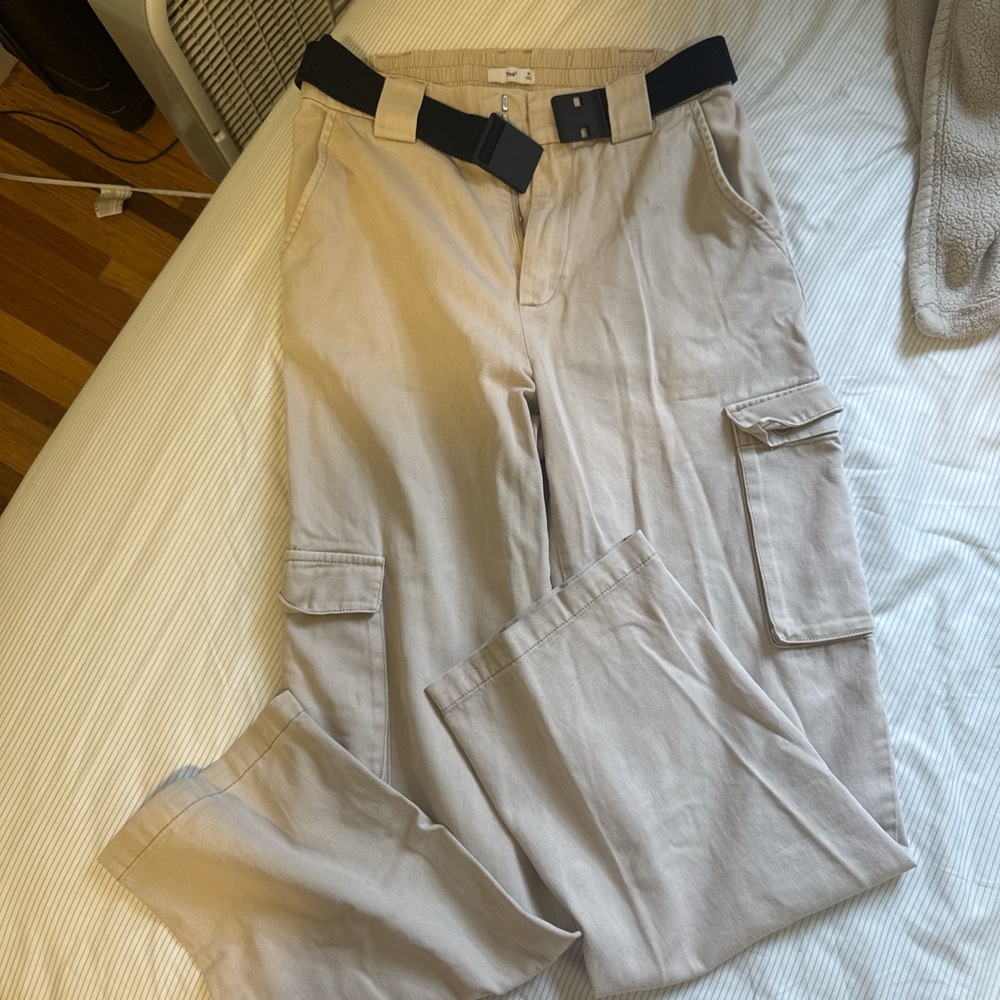 Aritzia TNA tan cargo pants